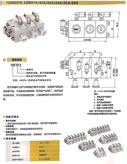 浙江嘉隆氣動組合開關(guān) 浙江嘉隆氣動組合開關(guān)