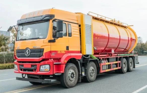 陜汽德龍前四后八清洗吸污車 陜汽德龍前四后八清洗吸污車
