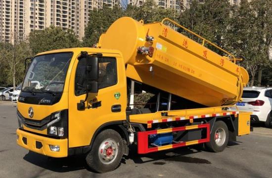 國(guó)六東風(fēng)多利卡6方清洗吸污車 國(guó)六東風(fēng)多利卡6方清洗吸污車