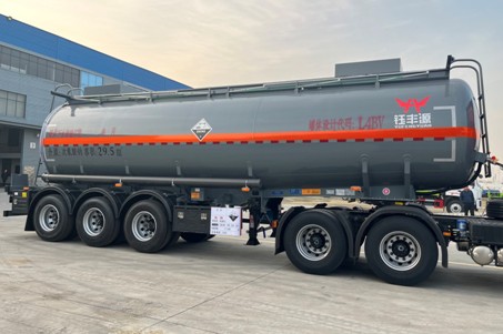 29.5方拉次氯酸鈉罐式運輸車_YFY9401GFW型腐蝕性物品罐式運輸半掛車 29.5方拉次氯酸鈉罐式運輸車_YFY9401GFW型腐蝕性物品罐式運輸半掛車